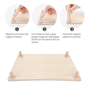 Amazon | Niteangel ハムスター用木製プレイプラットフォーム
